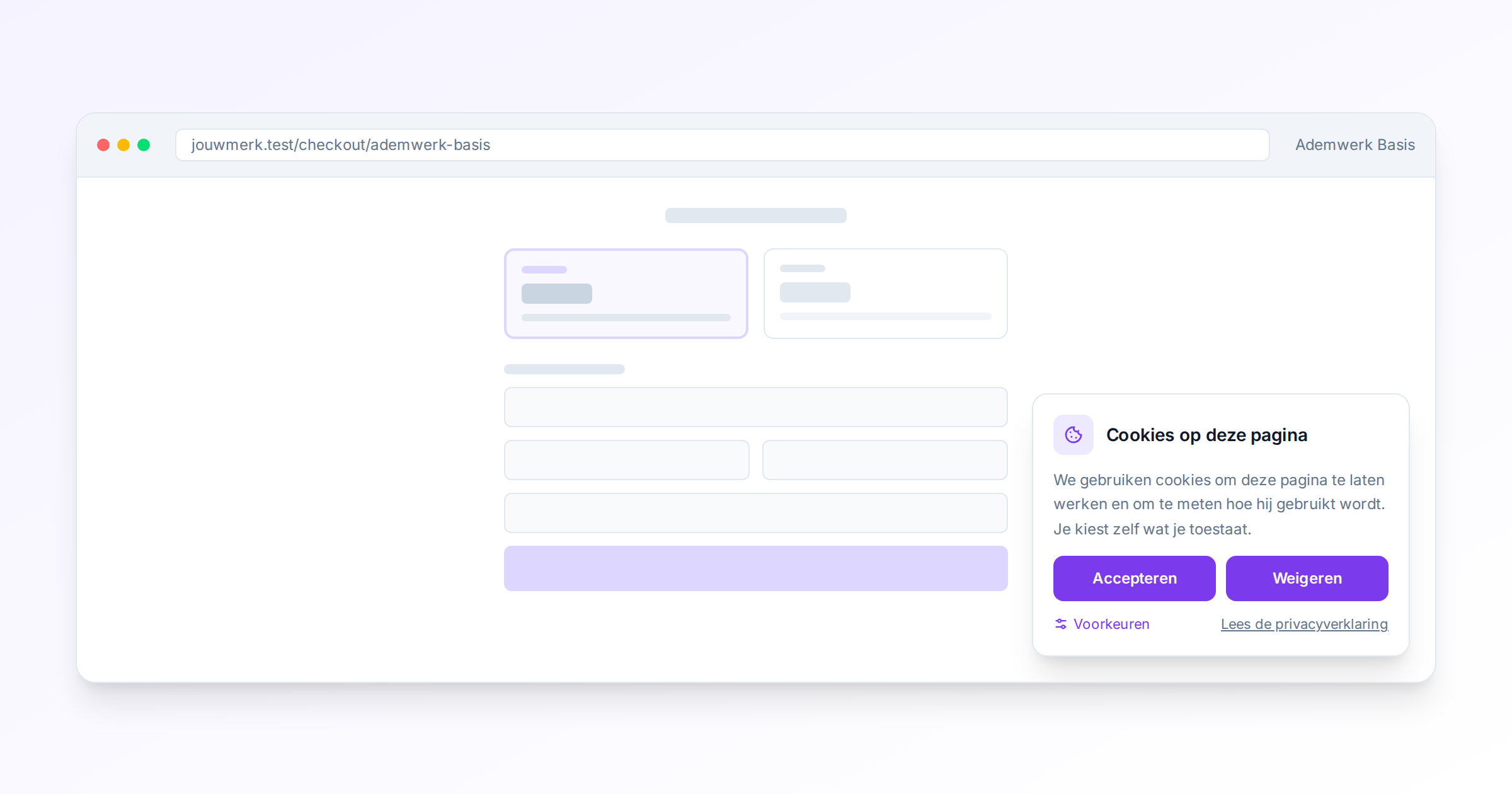 Eén cookiekeuze voor je website en je omgeving